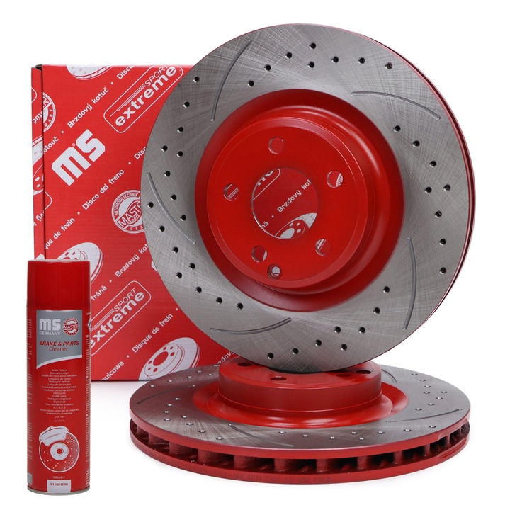 Master-Sport szellőztetett féktárcsa, 2 darabos készlet, 32mm, 5 lyuk, 344x65mm