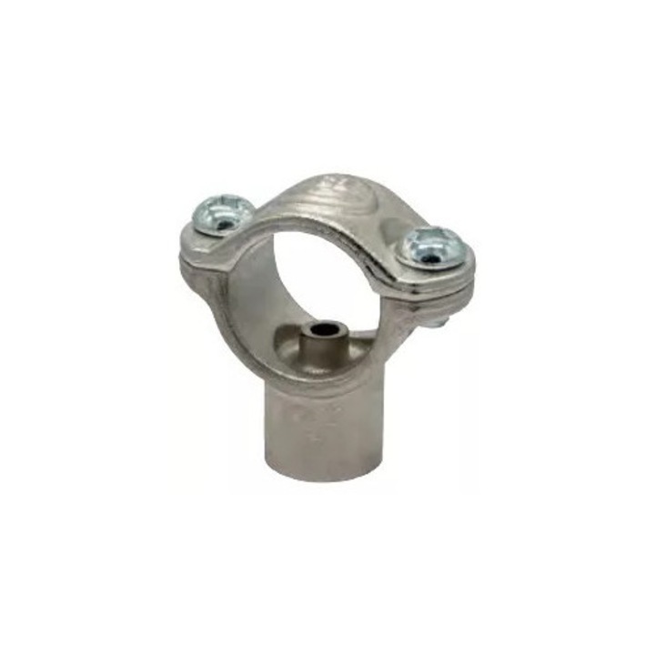 Niplu hexagonal, Arag, alama, 1/4", argintiu
