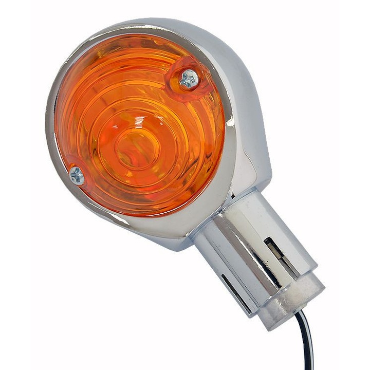 Pereche semnalizatoare, EMGO, cromate, 1" 25mm, universale