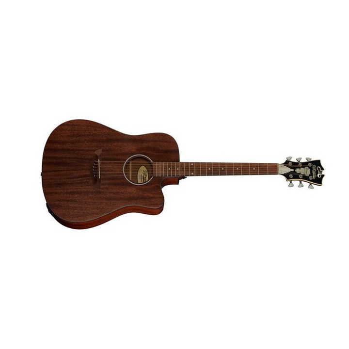Chitară electro-acustică D'Angelico Premier Bowery LS, mahon, 647mm, satin natural