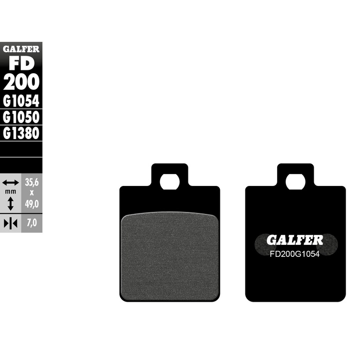 Спирачки за велосипед GALFER KLOCKI HAMULCOWE KH260 полуметални