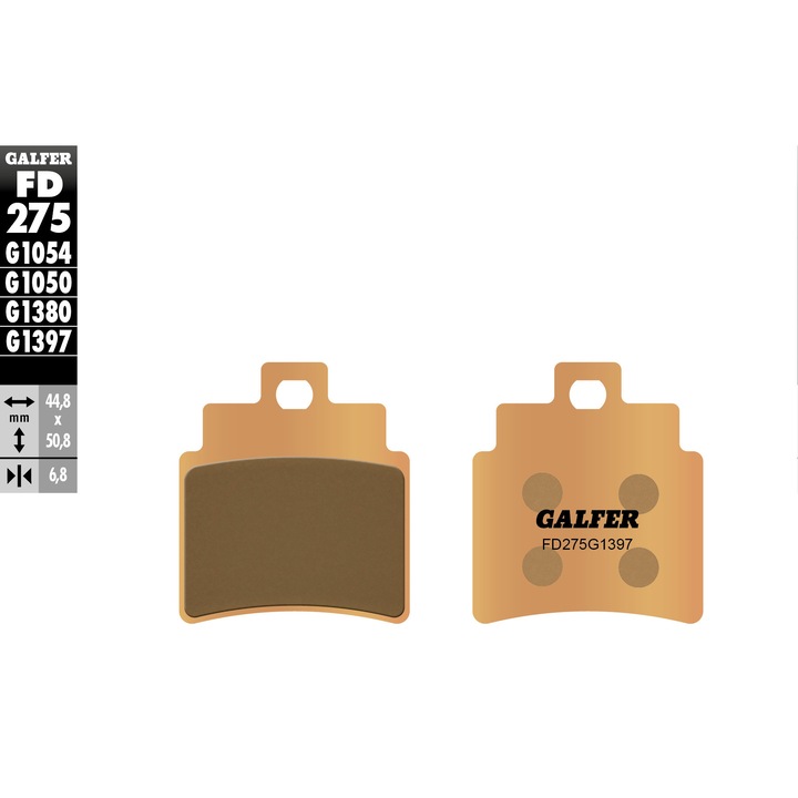 Спирачки за велосипед GALFER KH355, метални, комплект