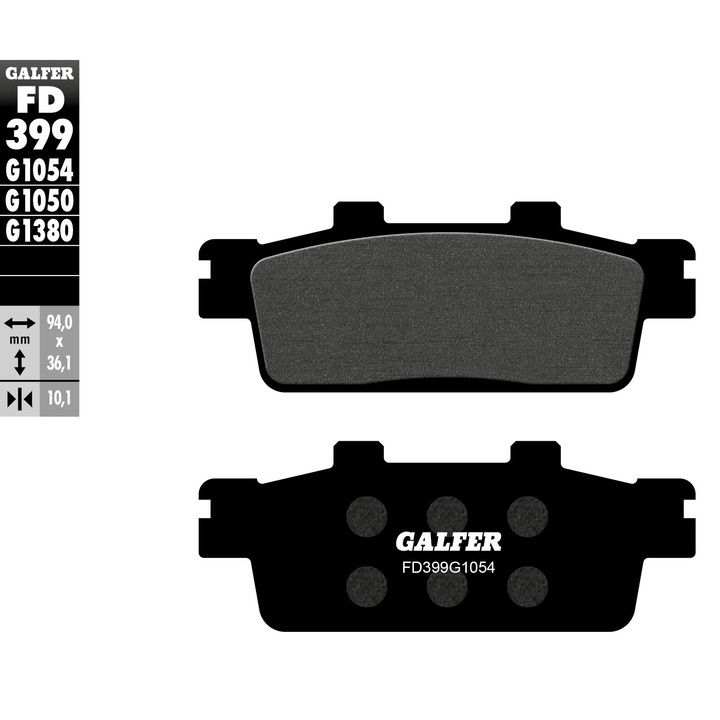 Спирачни накладки за велосипед GALFER KLOCKI HAMULCOWE KH427 полуметални