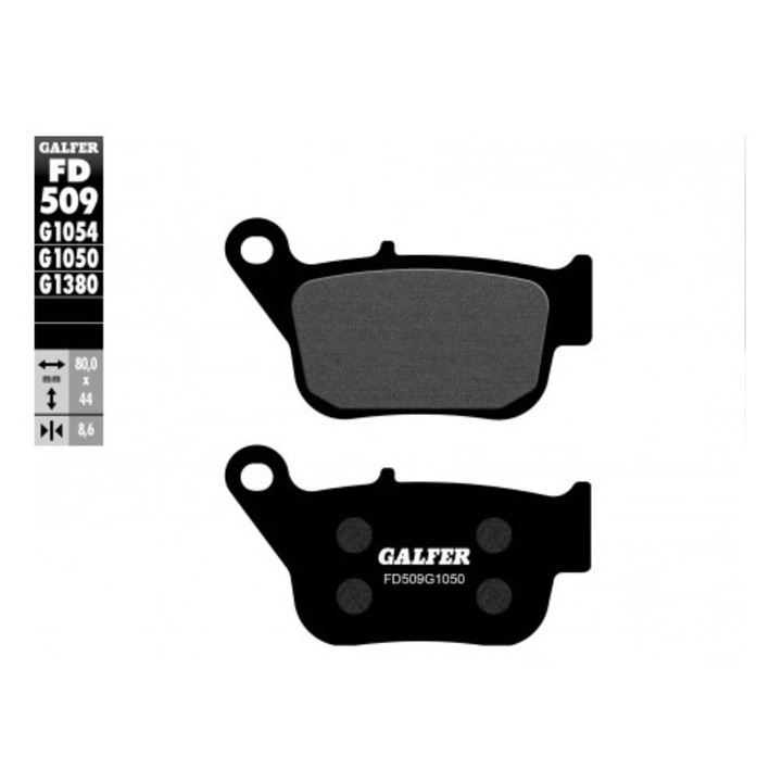 Спирачки за велосипед, GALFER, СПИРАЧНИ НАКЛАДКИ KH678, полуметални, скутер