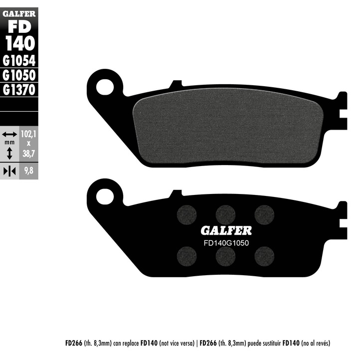 Спирачки за велосипед GALFER KLOCKI HAMULCOWE KH196 полуметални