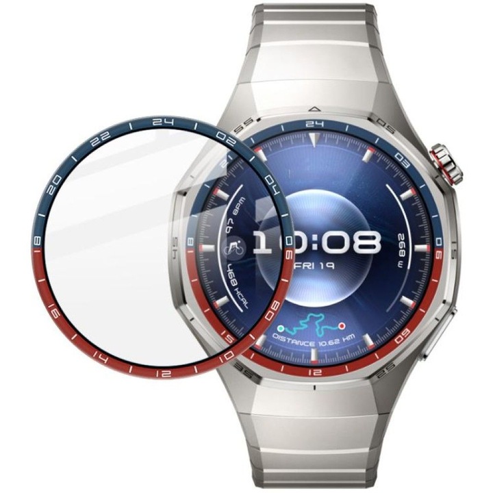 PMMA védőfólia színes kerettel Huawei Watch GT 6 Pro 46 mm-hez – tisztaság és teljes védelem, Best Accessories