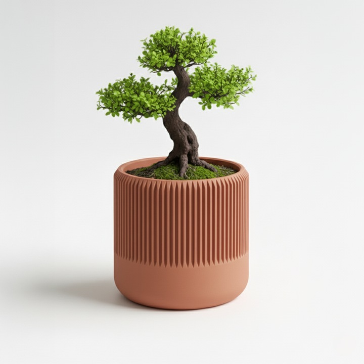 Ghiveci decorativ vertical Terracotta Ember