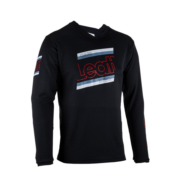 Tricou ciclism LEATT MTB Enduro 4.0, negru, marimea M