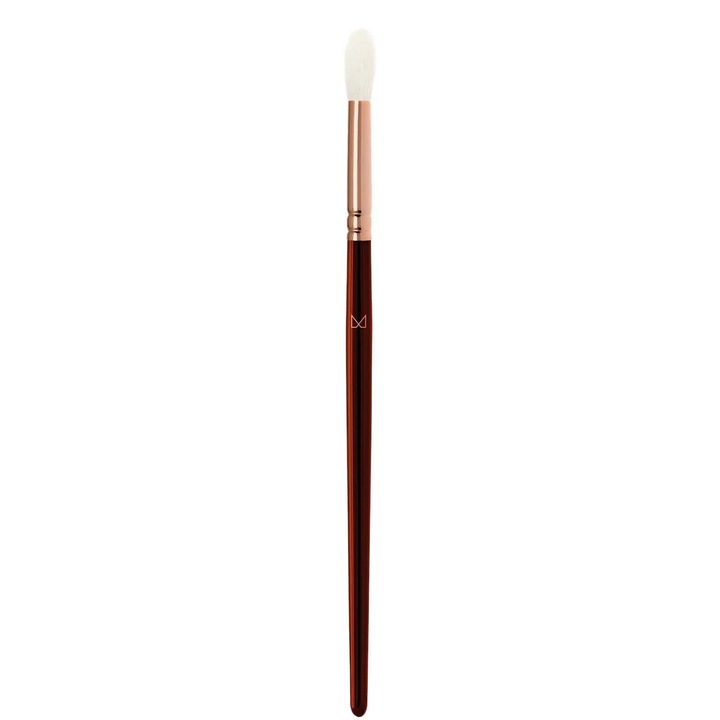 Pensula de machiaj, M Brush Burgundy Collection II, par natural, handmade Japonia, 26mm perii, 188mm lungime totală