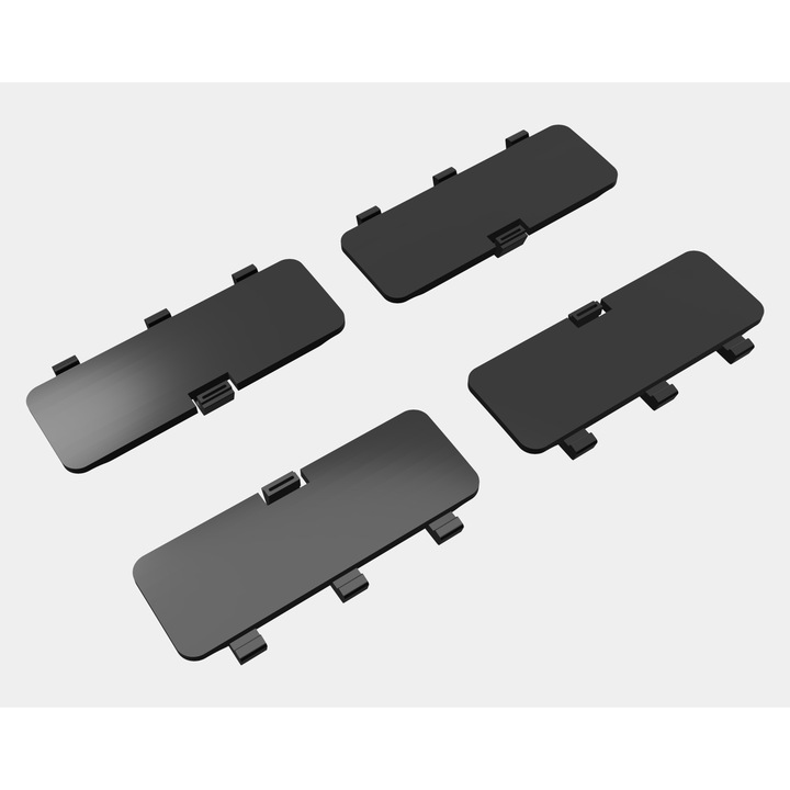 Set 4 capace plafon Nissan X-Trail T32, negru, 3D Market®