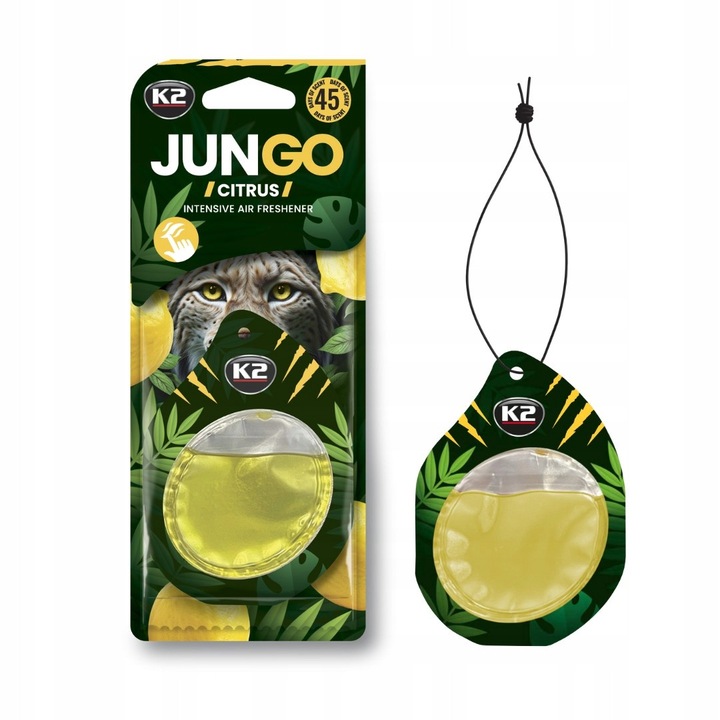 K2 Jungo autóillatosító, citrus illat, 45 nap