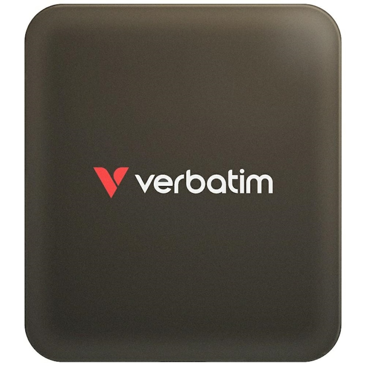 Външен портативен SSD Verbatim Snapback, 2TB, USB-C, мока, 70x62x8.2 мм, комплект с 2 USB-C кабела