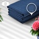 Fata de Masa Impermeabila cu Efect de In – Rezistenta la Pete, Usor de Curatat, pentru Interior si Exterior, 140 x 260 cm, Bleumarin