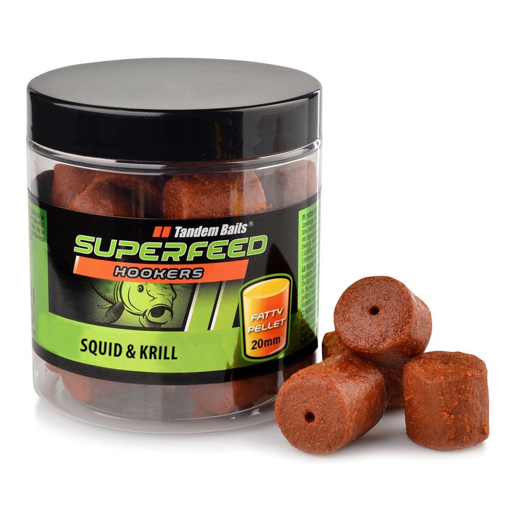 Momeala Tandem Baits Hook Fatty Pellet, 20mm, 150g, калмар и крил, атрактивна, устойчива