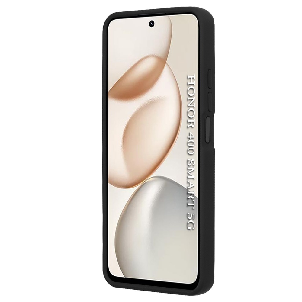 Husa pentru Honor 400 Smart 5G / 400 Smart 4G / X7d 4G Daden® Glinth, Suport Inel, Antisoc, Calitate Premium, Fumuriu cu Margini Negre