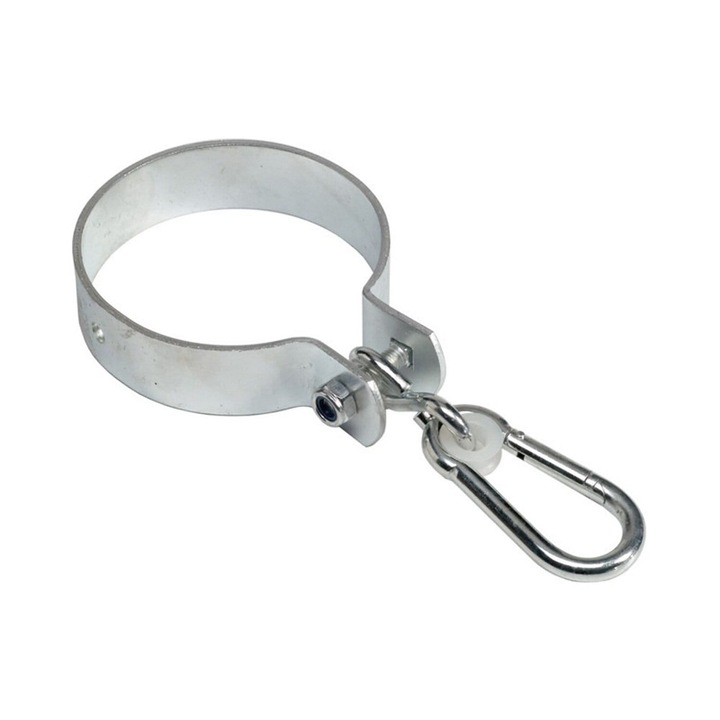 Clema de prindere pentru leagan Alma, 120mm, zincat, rezistent la coroziune