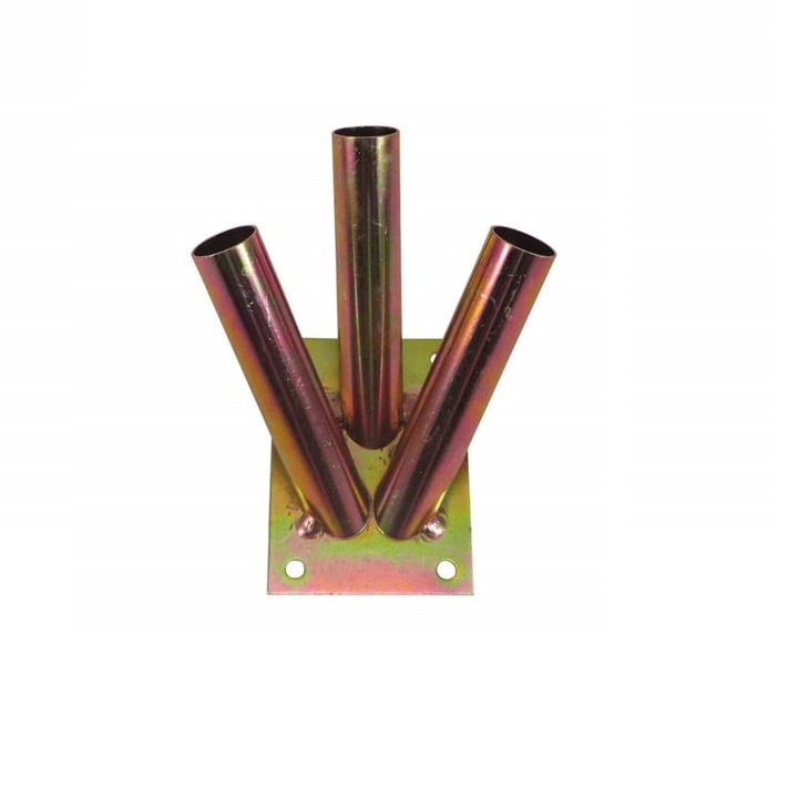 Suport triplu pentru steag, Alma, zincat, 25mm