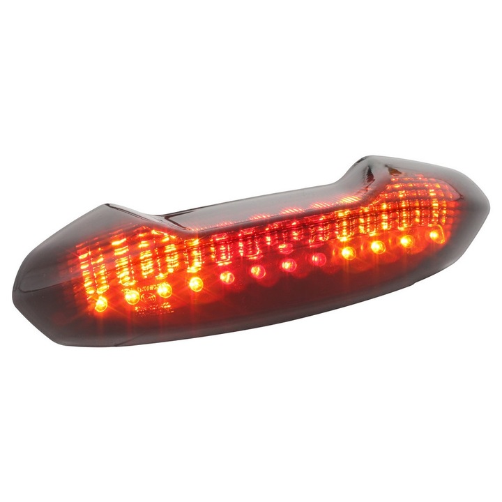 LED задна лампа STR8 Black Line с мигачи, SMD диод, червена, одобрена