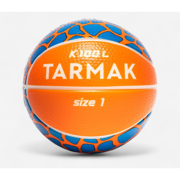 Minge mini din spuma baschet k100 marimea 1 copii fara marime, portocaliu