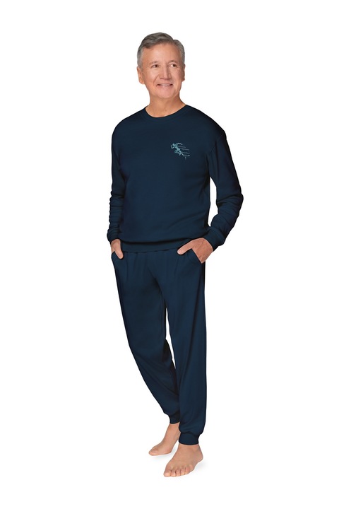 Férfi pizsama Kamil, Martel, tengerészkék, M INTL