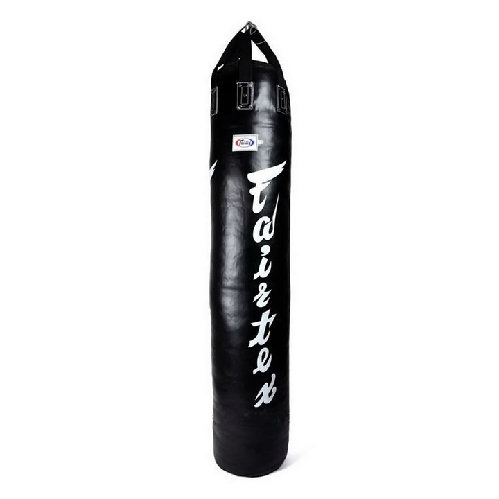 Saci sportivi de lupta Fairtex HB5, 112x36cm, negru, material sintetic Syntek, rezistent la apa
