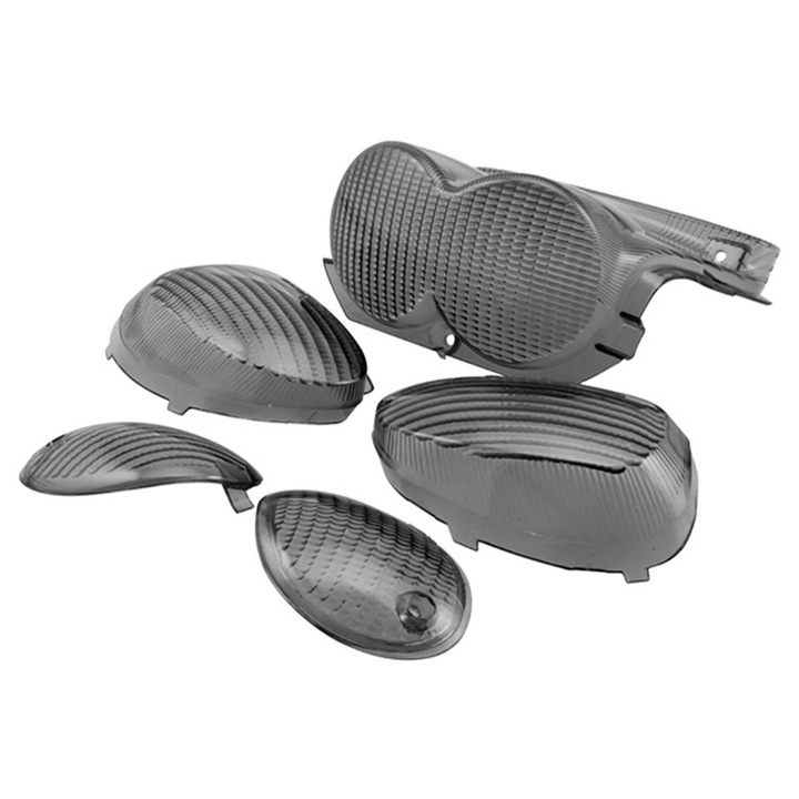 Irányjelző búra szett STR8 (4) hátsó lámpával Yamaha Neo's / Ovetto fekete MX_STR-620.39/BK