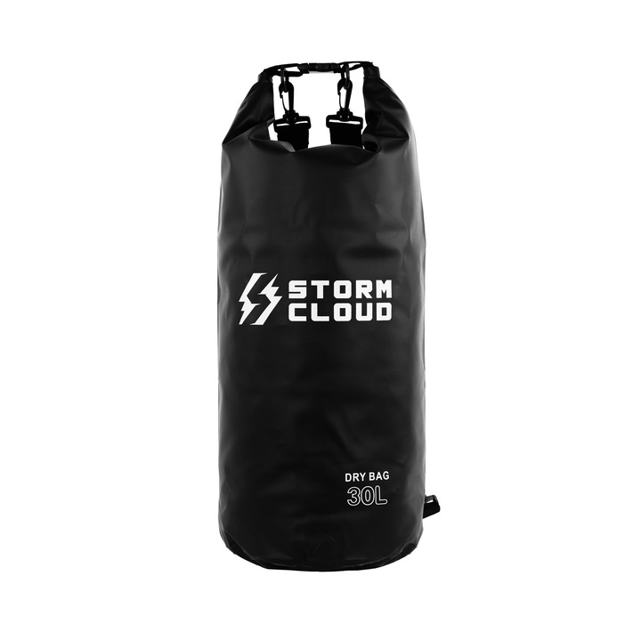 Edzőtáska, StormCloud, Fekete, 30l