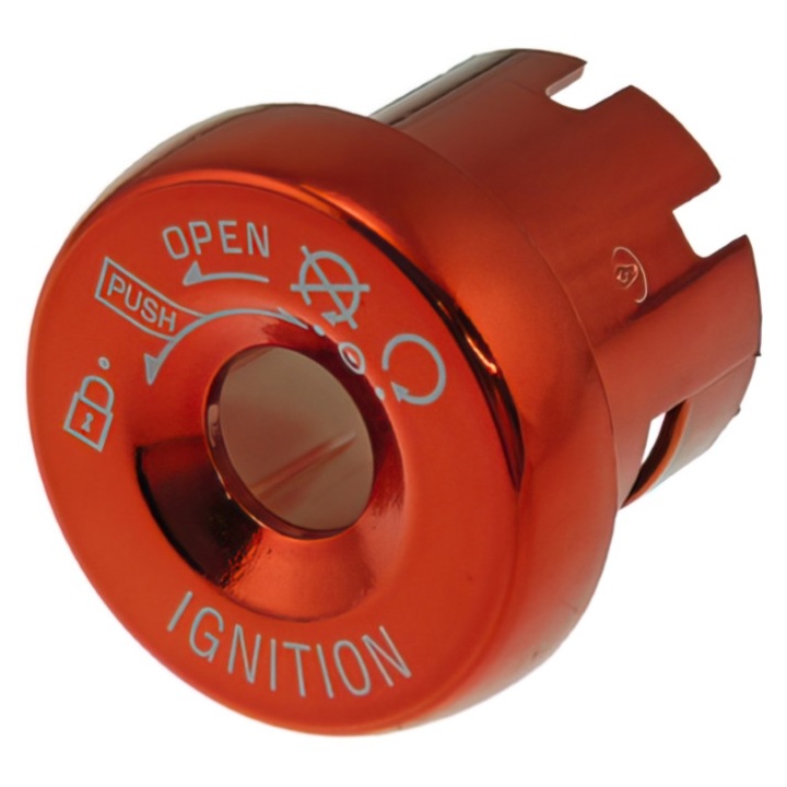 Zárfedél STR8 Yamaha Aerox / MBK Nitro eloxált piros MX_STR-540.40/RE