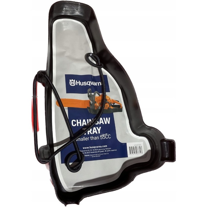 Защитна тава Husqvarna за верижен трион, малък размер, PP материал, с еластичен шнур