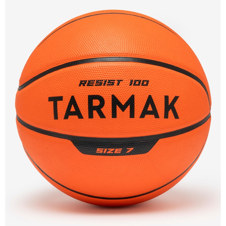 Minge baschet r100 marimea 7 portocaliu copii/adulti 7, portocaliu mango