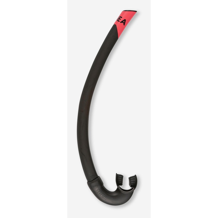 Шнорхел за гмуркане 100 черен универсален за възрастни, опушено черен