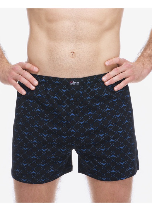 Boxeri barbatesti Gino, multicolor, bumbac 100%, elastic clasic