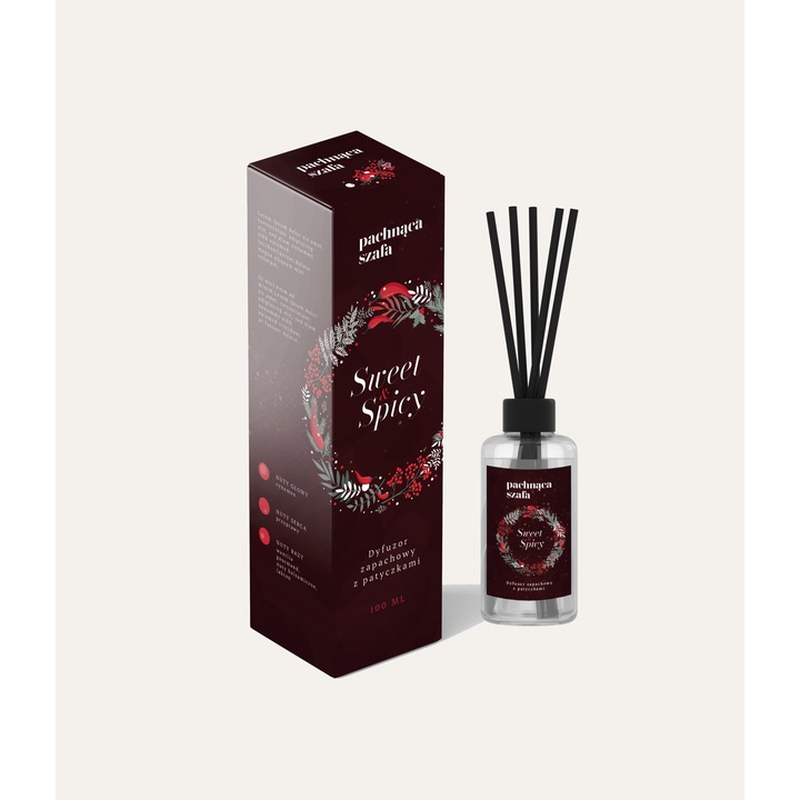 Odorizant camera, Pachnaca Szafa, Dyfuzor Sweet & Spicy, ünnepi illat, 100ml
