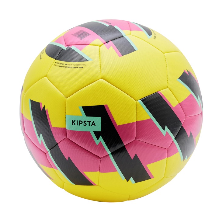 Minge fotbal Kipsta Learning Ball Light, galben aprins, marimea 5