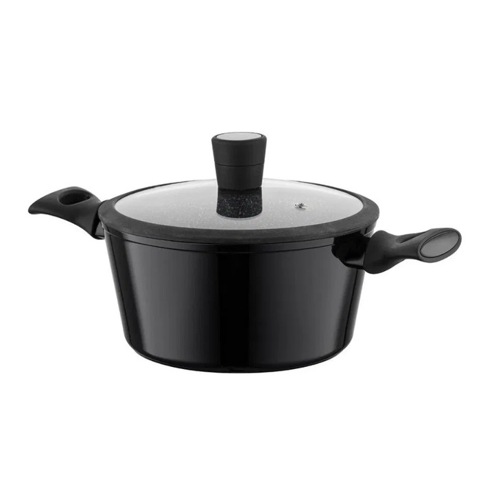 Garnek aluminiowy z pokrywką FLORINA MAGNUM 4, 2 l