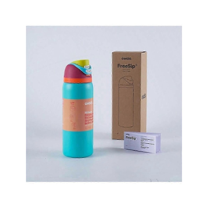 Термос Owala Freesip, 32oz (950ml), неръждаема стомана, син