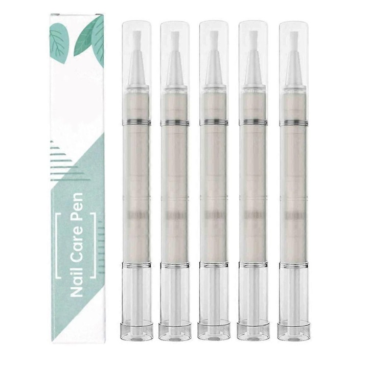 Set de 5 stilouri pentru ingrijirea unghiilor, tratament pentru ciuperca unghiei, formula hidratanta, compacta