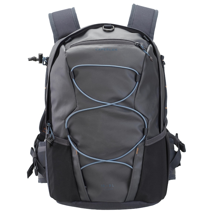 Rucsac Caperlan, pescuit, 15l + 5l, gri grafit