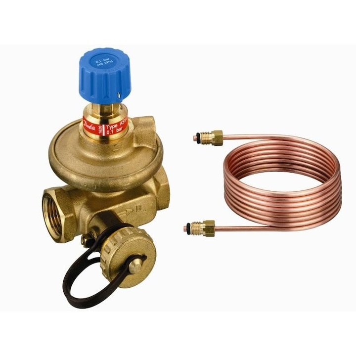 Danfoss ASV-P automatikus kiegyenlítő szelep, DN 25, 0,05-1,00bar, visszatérő ágra szerelhető