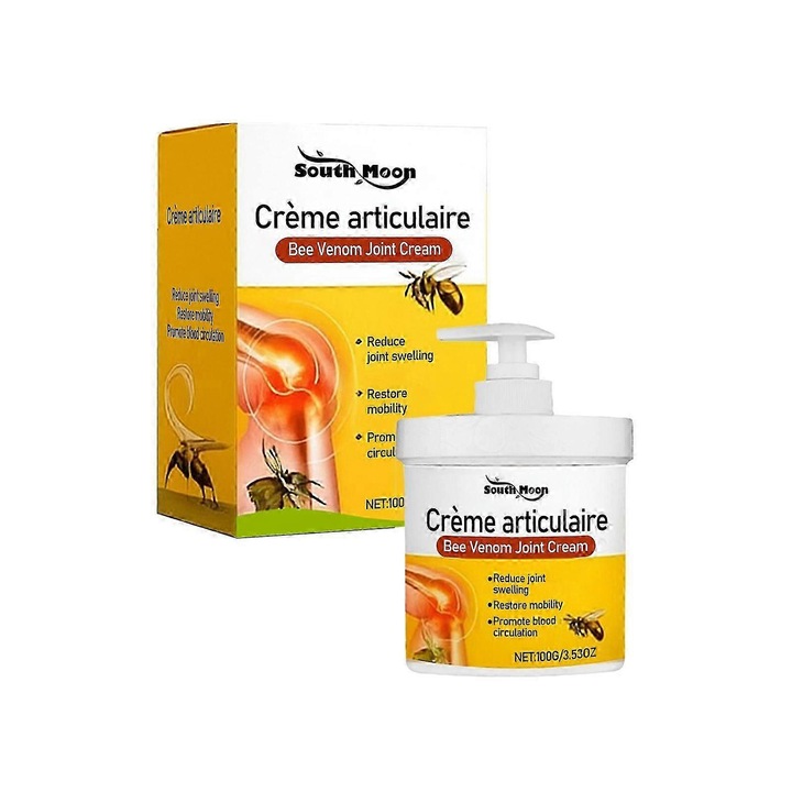 Méhméreg krém ízületekre, 3 db-os szett, javítja a rugalmasságot és a mozgékonyságot, 100 ml