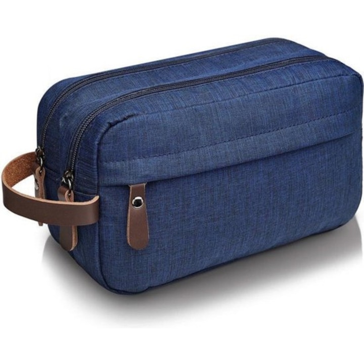 Мъжки портфейл, водоустойчив, син, органайзер за пътуване