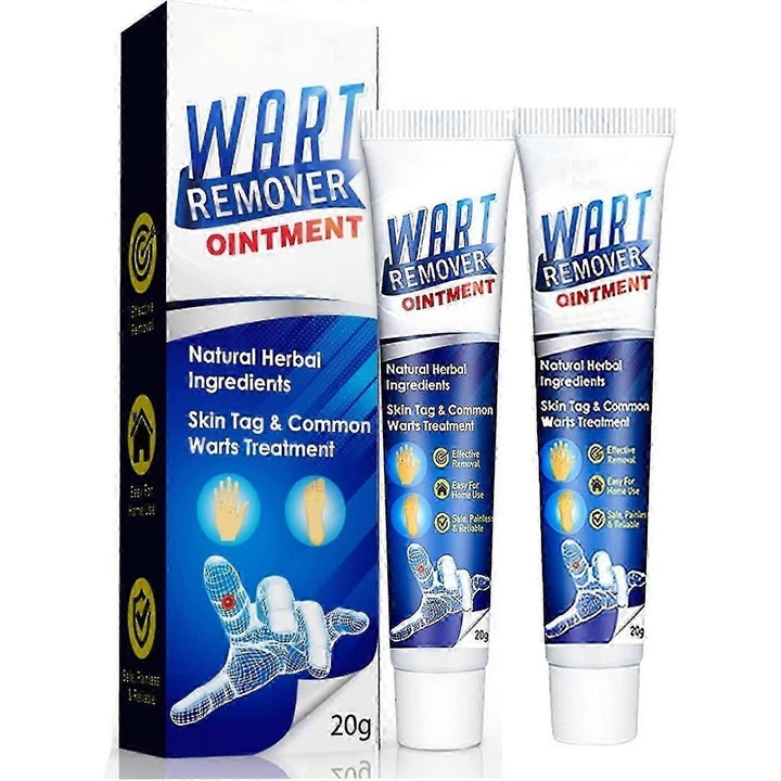 WartsOff szemölcseltávolító krém, biztonságos formula, 100% természetes, 30ml