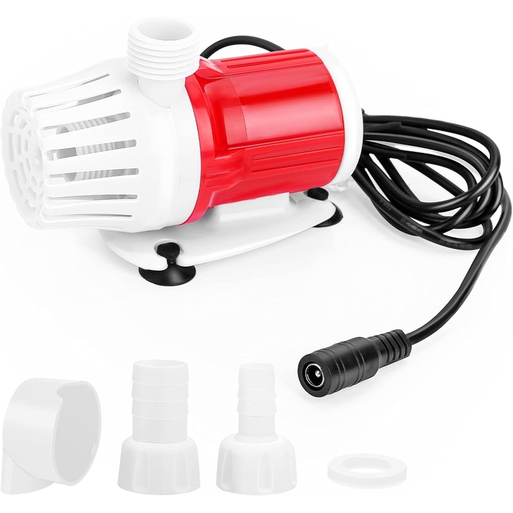 Потопяема помпа DC12V 1200 L/H - Преносима помпа за аквариум - 20W - Помпи с висок дебит - Честотна конверсия - Безчеткова DC помпа