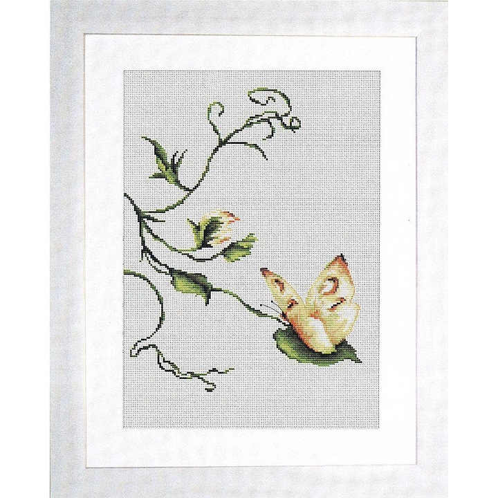 Set de brodat in cruciulita Luca-S B2243 - "Atingere" 18.5x23.5 cm