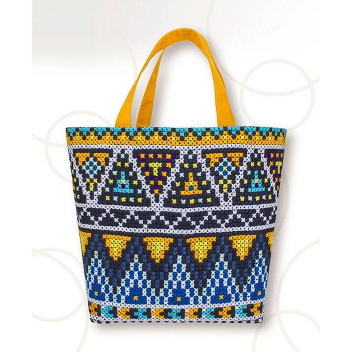 Luca-S BAG015 keresztszemes hímzőkészlet - "Kézitáska" 34x38 cm