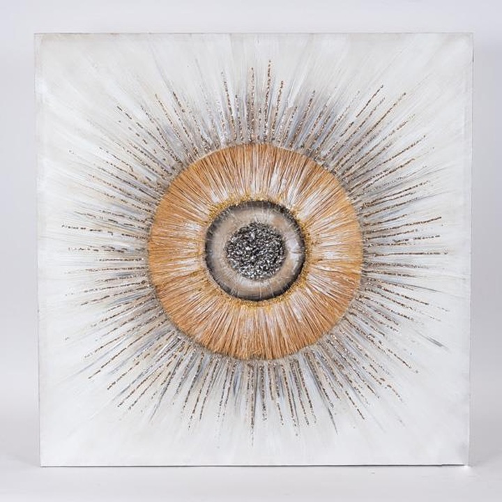 Tablou ochi Eurolamp 80x80 cm negru-maro