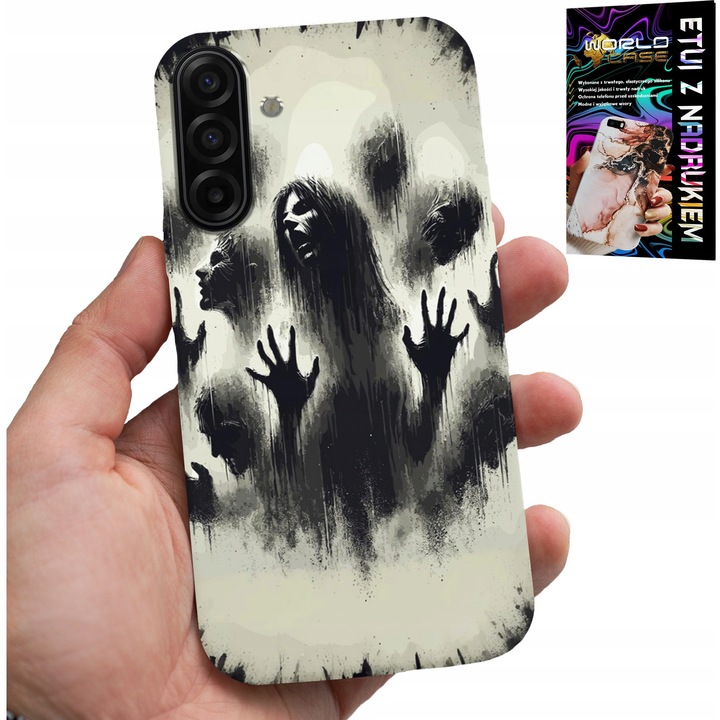 Tok Samsung Galaxy A17 5G-hez, World Case, The Walking Dead nyomattal, szilikon, üveggel együtt
