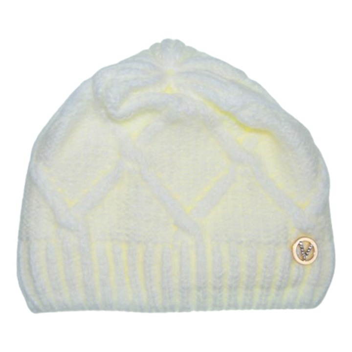 Vastag lány sapka, Mini Junior C0111A-4, Fehér 124374