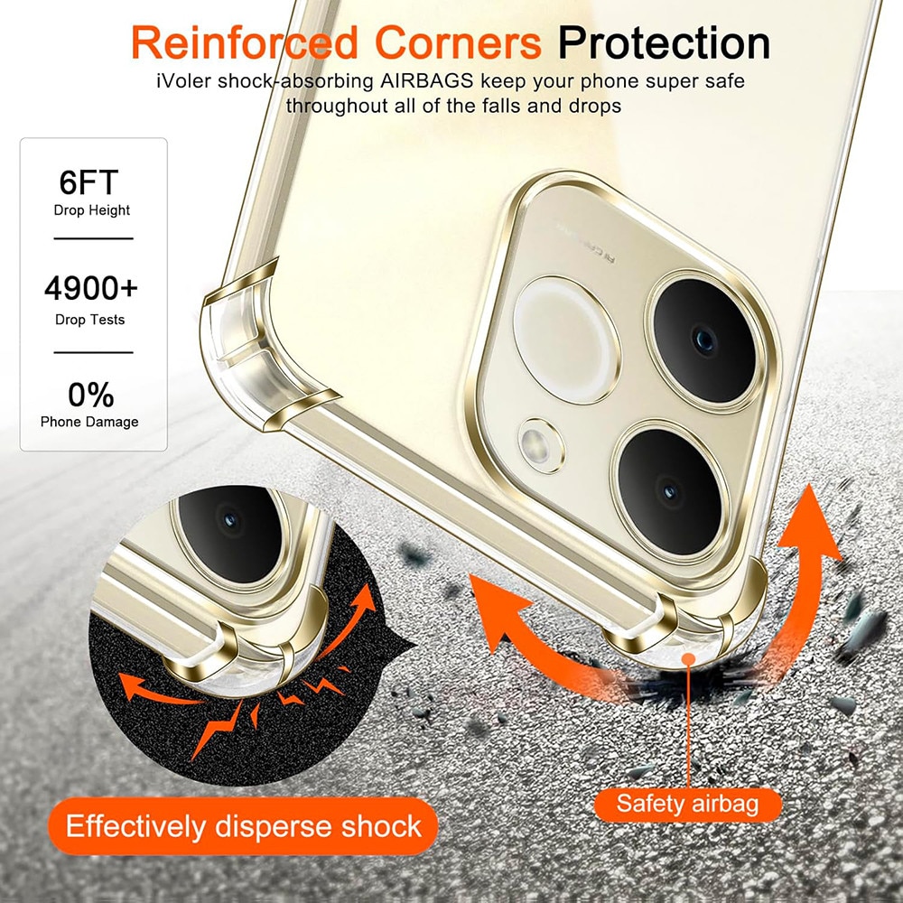 Husa pentru Honor Magic8 Pro - Techsuit Shockproof Clear Silicone - Clear