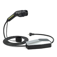 Incarcator Portabil Masina Electrica EV Auto Type 2 16A 3.5kW 230V Monofazic, Lungime 4m, Reglaj Curent 6A 8A 10A 13A 16A, Ecran LCD, Programare Incarcare, Protectie IP65, Functionare -30°C~+50°C, Compatibil Tesla, BMW, VW, Hyundai, Kia